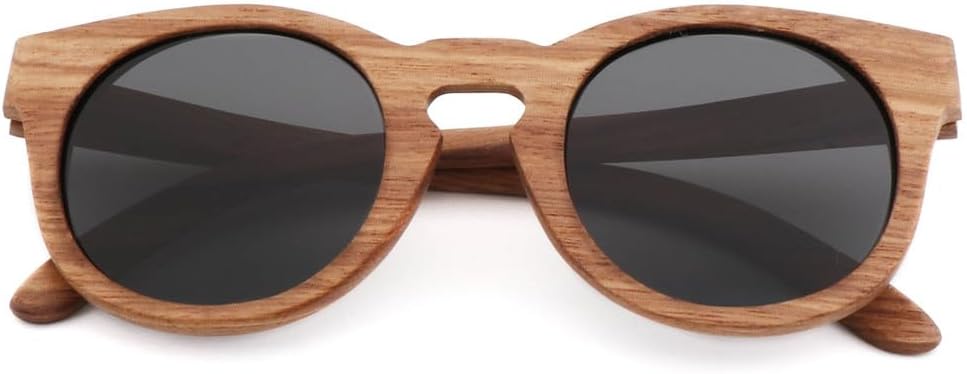 

Деревянные поляризованные солнцезащитные очки для мужчин с защитой UV400, женские солнцезащитные очки для путешествий и верховой езды, модные женские очки UJNHGQ, Gray