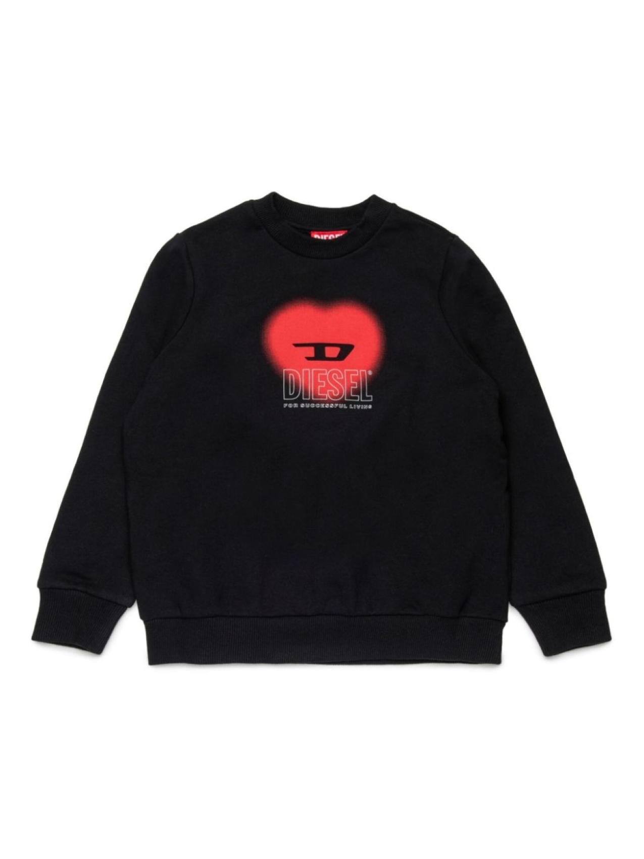 

Diesel Kids толстовка Scacuore, черный