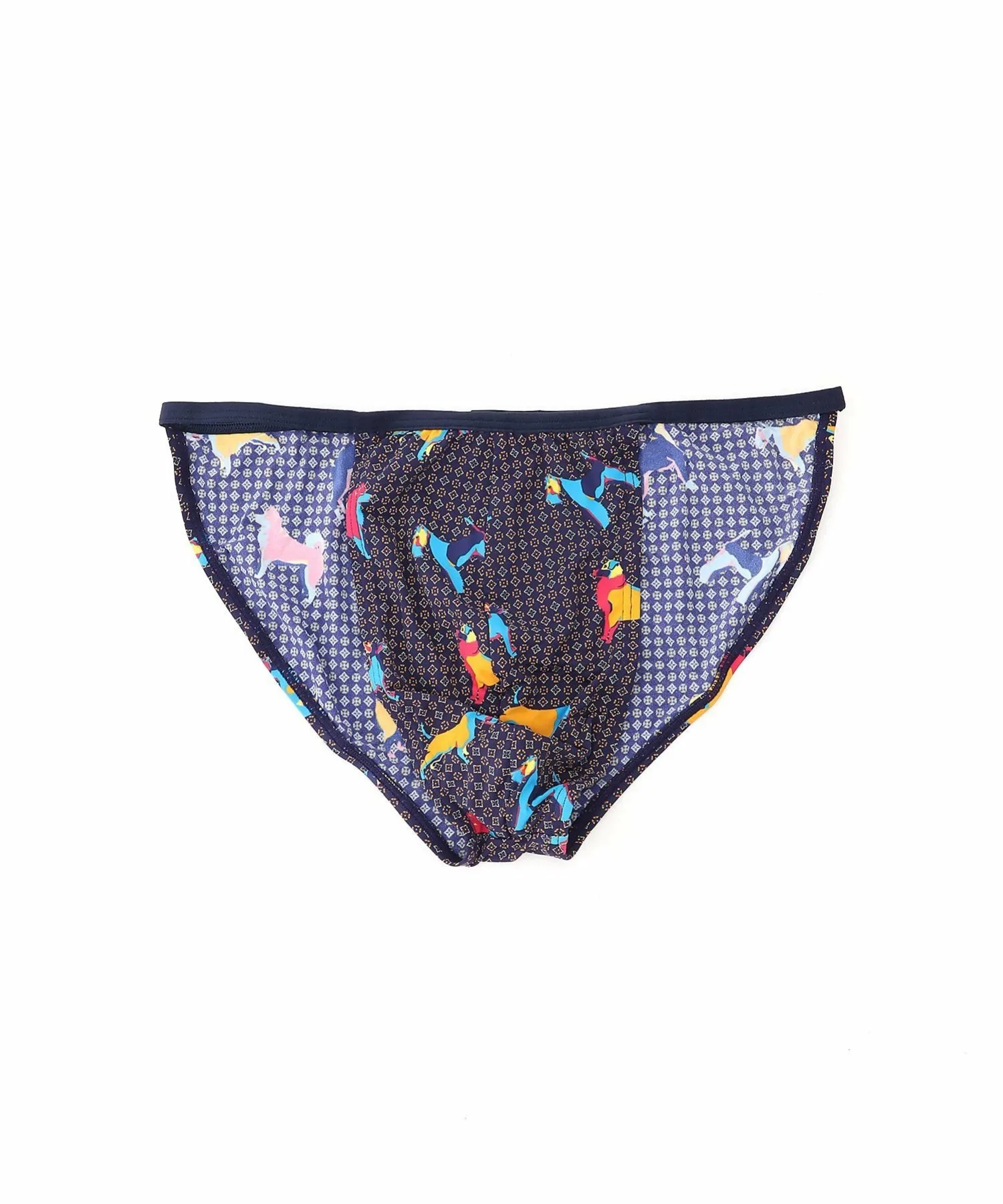 HOM ASIA Tanga Brief print EMPORIO ARMANI, Navy Print