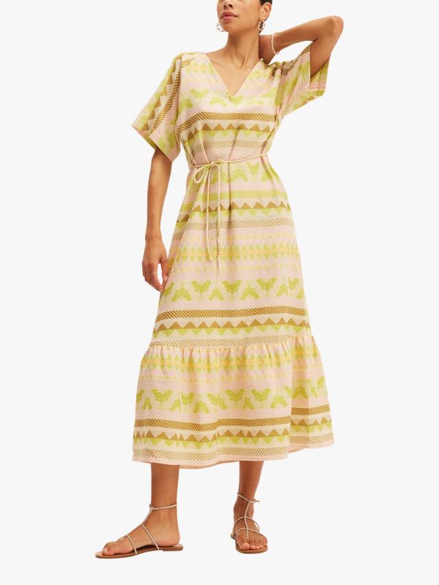 

Платье миди Vica Geometric SUMMERY Copenhagen, Ecru 521