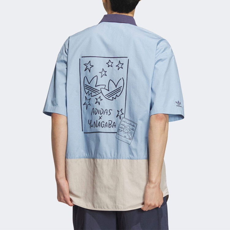 Мужская рубашка Cvd светло-синяя Adidas Originals, светло-голубой — фото 3