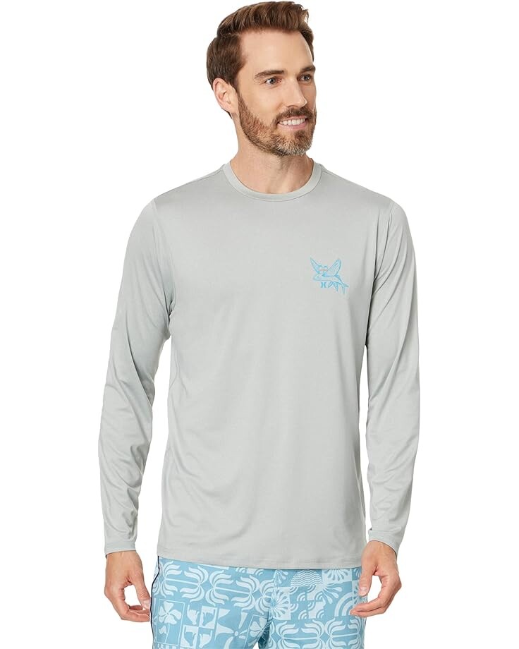 

Пляжная футболка Hurley Everyday Hybrid Upf Tee, цвет Lt. Stone Grey