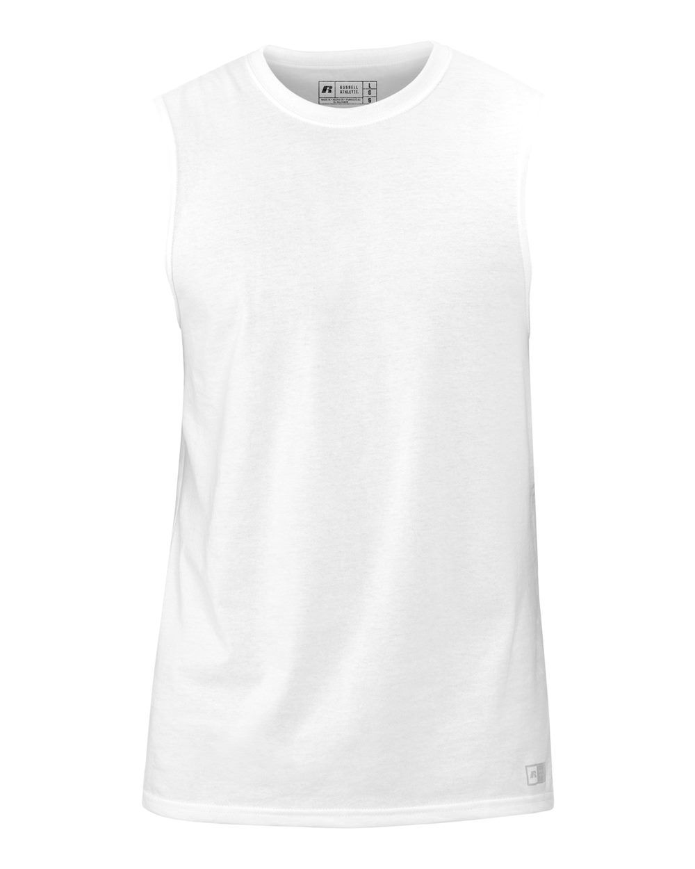 

Футболка Essential Jersey без рукавов Muscle Russell Athletic, белый