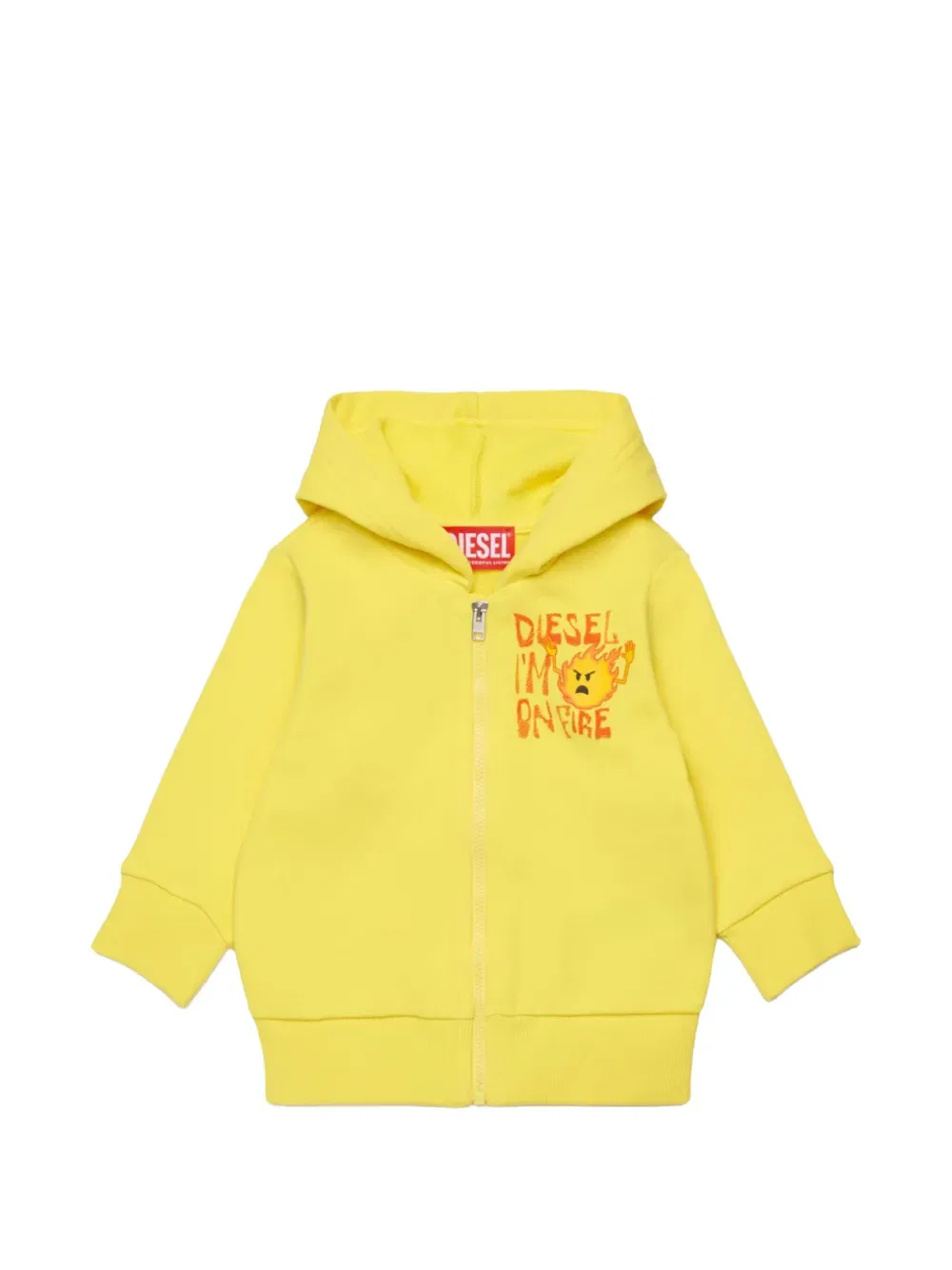 Толстовка на молнии Spilb Diesel Kids, желтый