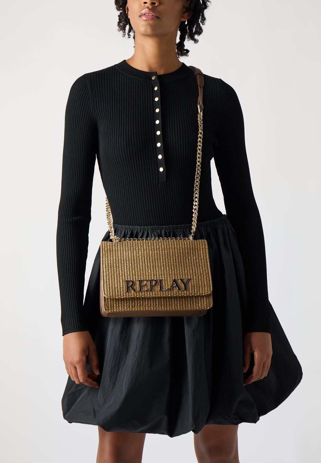 

Сумка через плечо Replay, бежевый