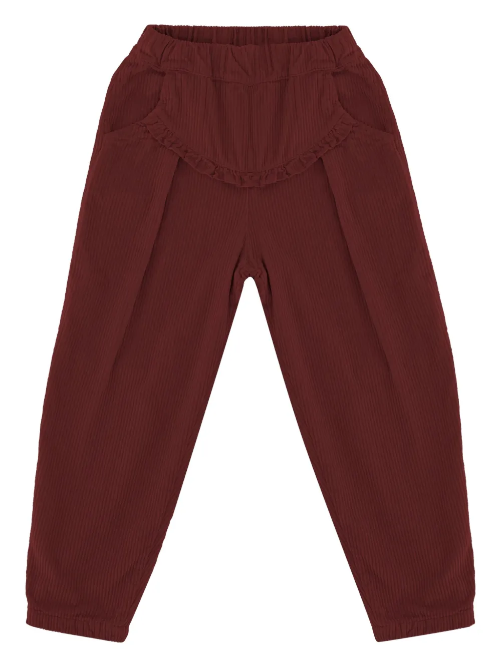 

Вельветовые брюки с оборками 1+ In The Family, коричневый