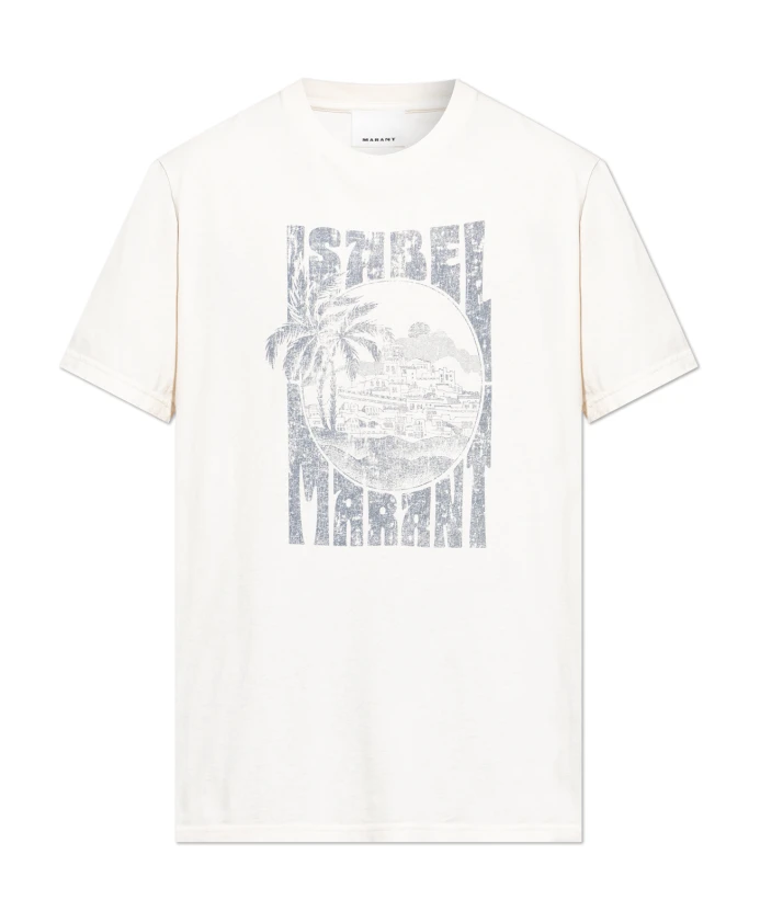 

Футболка почета Isabel Marant, бежевый