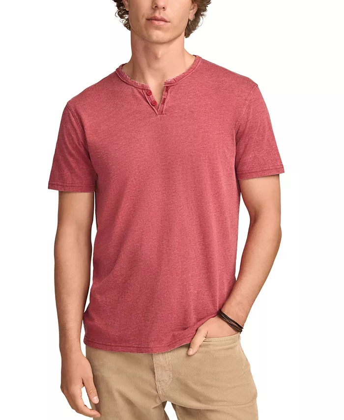 

Мужские футболки Venice Burnout с V-образным вырезом Lucky Brand, красный