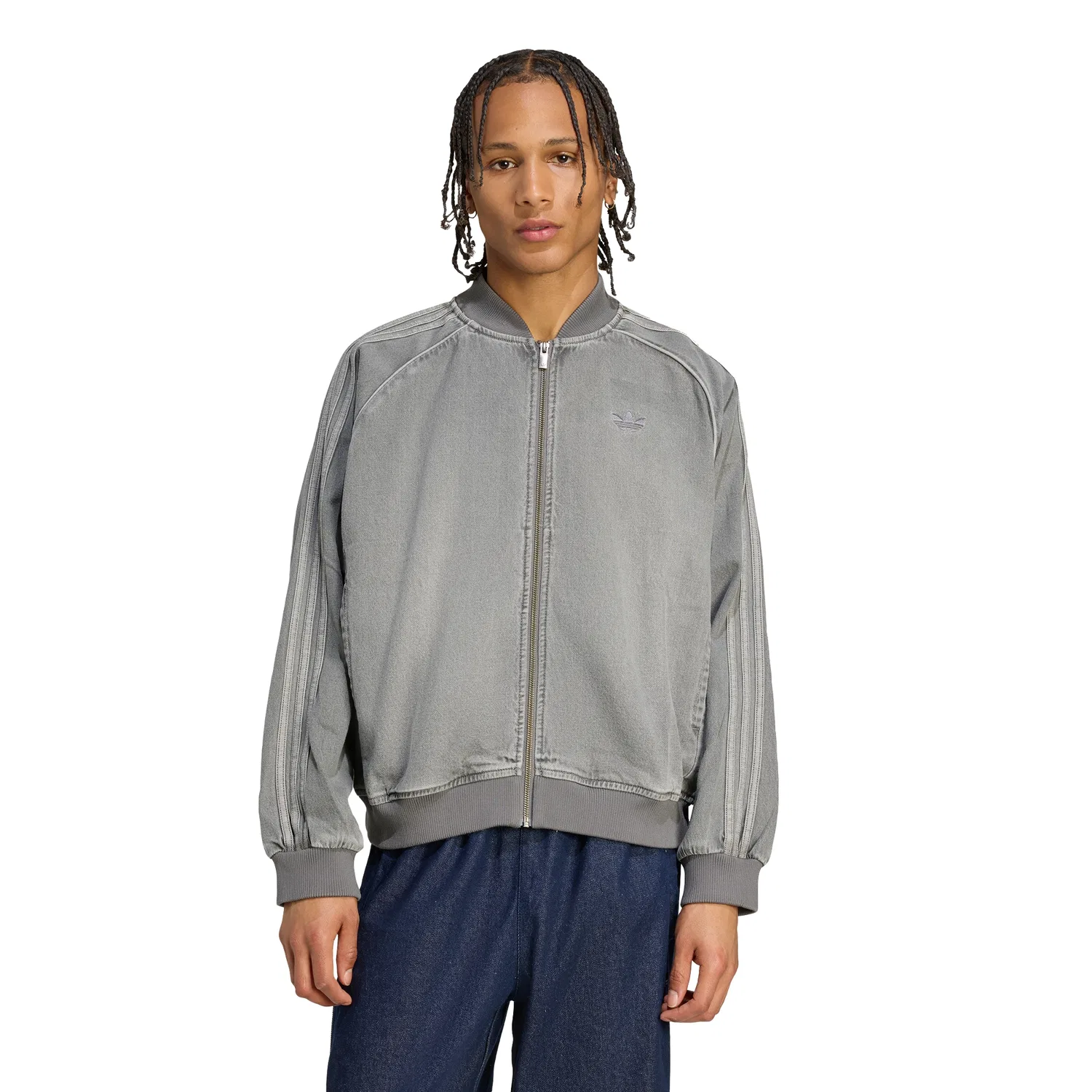 Мужская джинсовая куртка SST Adicolor Loose Fit SST Black Wash JW5915 от Adidas — фото 4