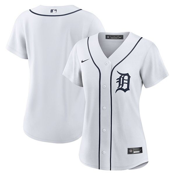 

Женская белая реплика домашней футболки Detroit Tigers Nike