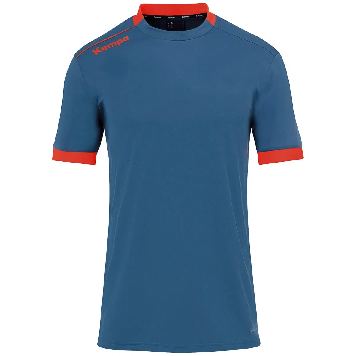 Футболка PLAYER TRIKOT детская Kempa, серый/флуоресцентный красный