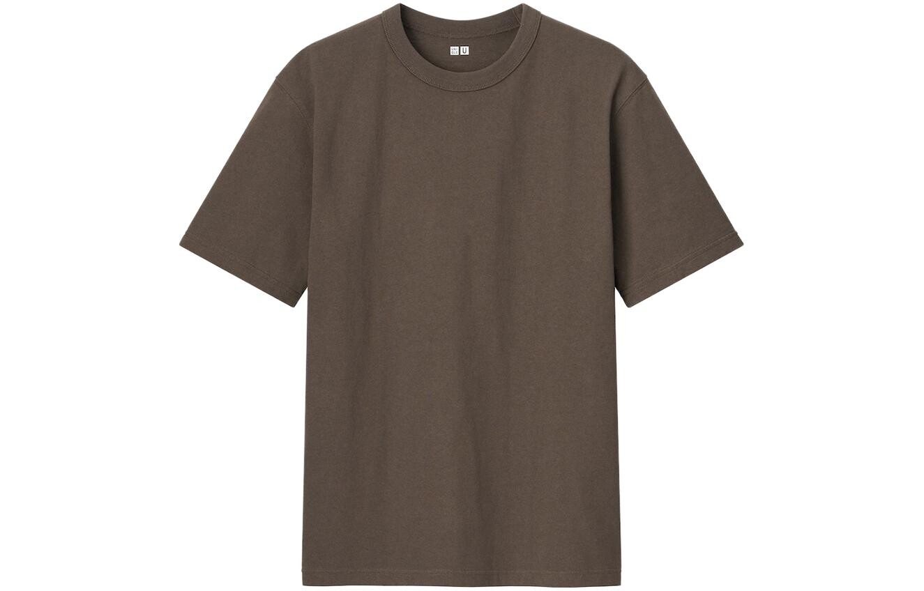 

UNIQLO Футболка унисекс, цвет Chestnut