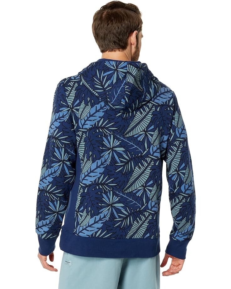 

Худи Life is Good Tropical Palm Print Simply True Fleece Hoodie, цвет Darkest Blue