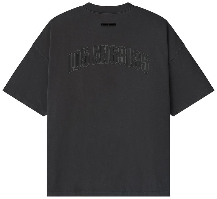 Футболка с коротким рукавом Fear of God Essentials 90-х годов, винтажная, черная — фото 2