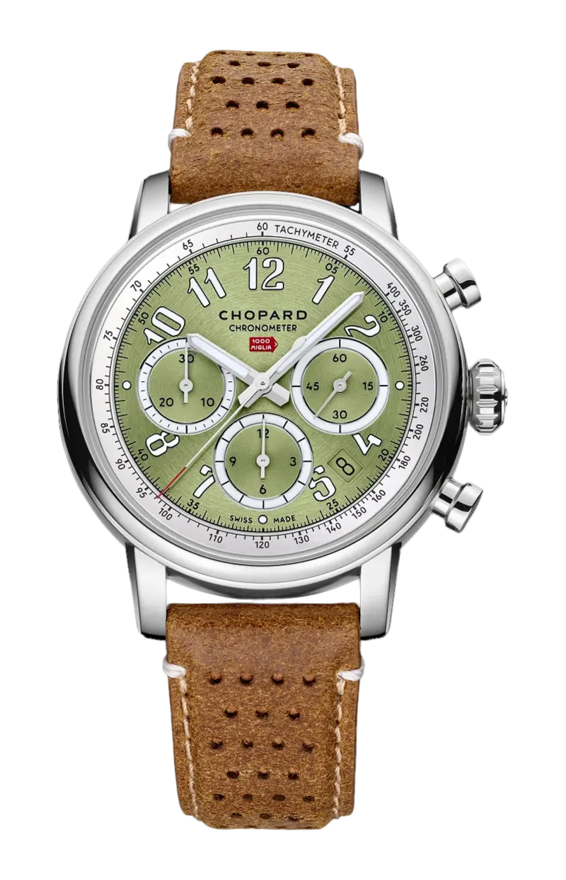 

Классический хронограф mille miglia 40,5 мм, автоматический, сталь lucent - 168619-3004 CHOPARD