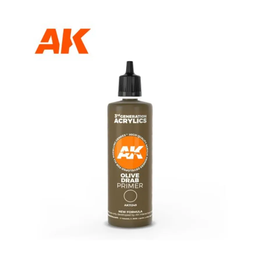 

Оливково-серый праймер, 3rd Gen Acrylic - Primers, Varnishes and Thinners