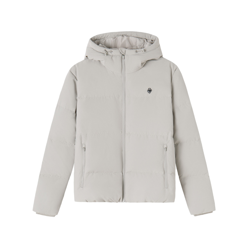 

Le Coq Sportif Утепленная куртка с капюшоном унисекс, Khaki Gray