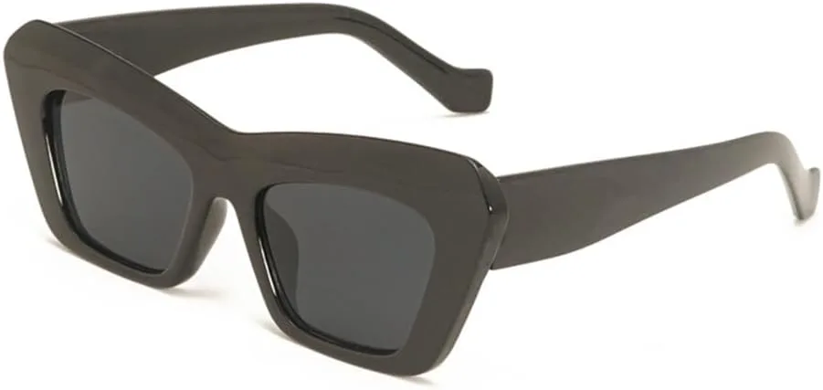 

Винтажные солнцезащитные очки 2027 года для женщин, модные солнцезащитные очки в крупной оправе, ретро-очки для женщин и мужчин MTZJH, Leopard-dark Green