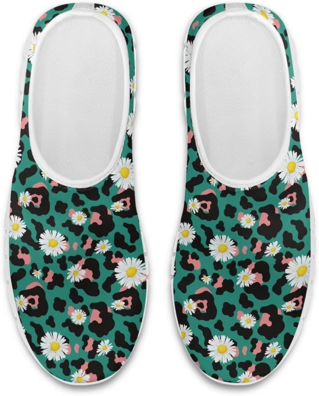 

Женские и мужские повседневные туфли с низким вырезом chaqlin, слипоны, широкие, мягкие, дышащие кроссовки для тенниса и тренировок, лоферы, Daisy Leopard Print