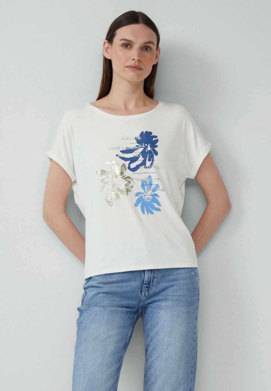 

Футболка s.Oliver Print T-shirt, Ecru/Beige, Бежевый, Футболка s.Oliver Print T-shirt, Ecru/Beige