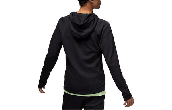 Куртка Air Jordan Dri-FIT Sport Air Fleece Full-Zip Hoodie 'Black', черный — фото 2