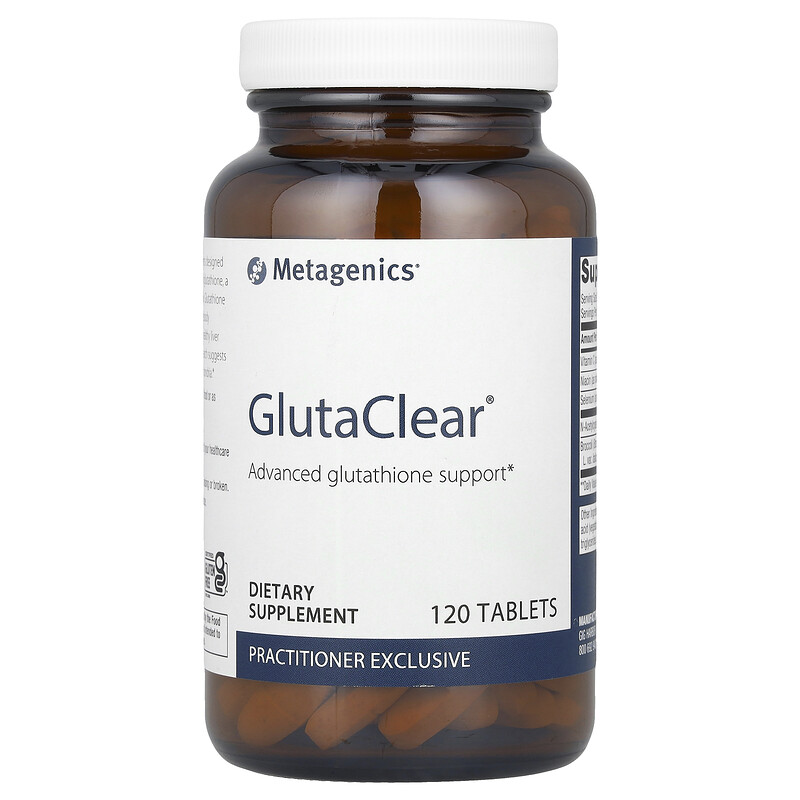 

Metagenics, GlutaClear, 120 таблеток