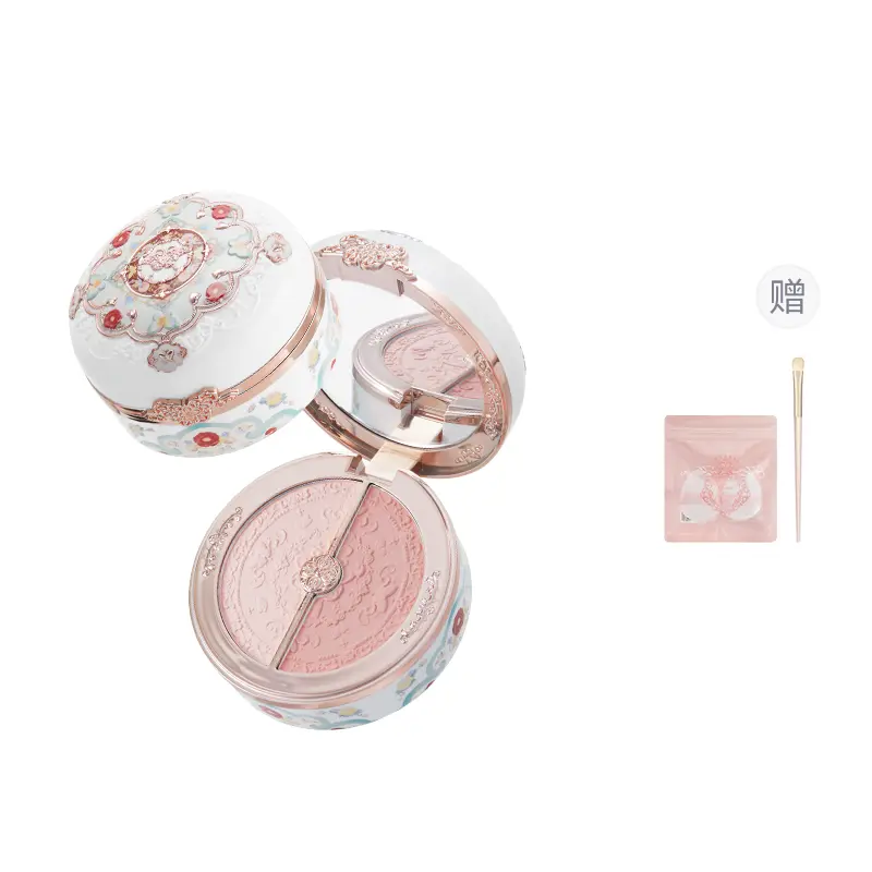 FlowerKnows Butterfly Cloud Shoulder Collection Rouge Box двухцветный румяна легко растушевываются выравнивают тон кожи матовые 6g Flower Knows — фото 4