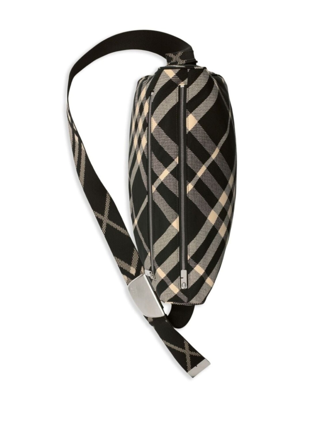 Большая сумка-мессенджер Shield Burberry, черный — фото 4