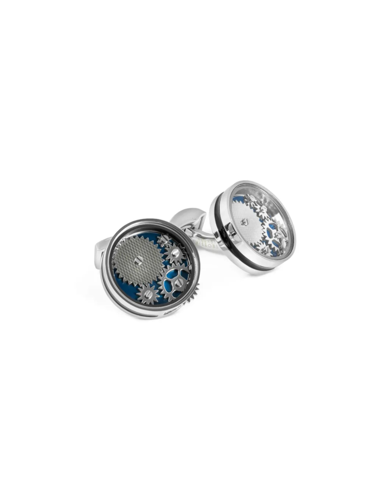 

Запонки Carousel Gear Tateossian, серебряный