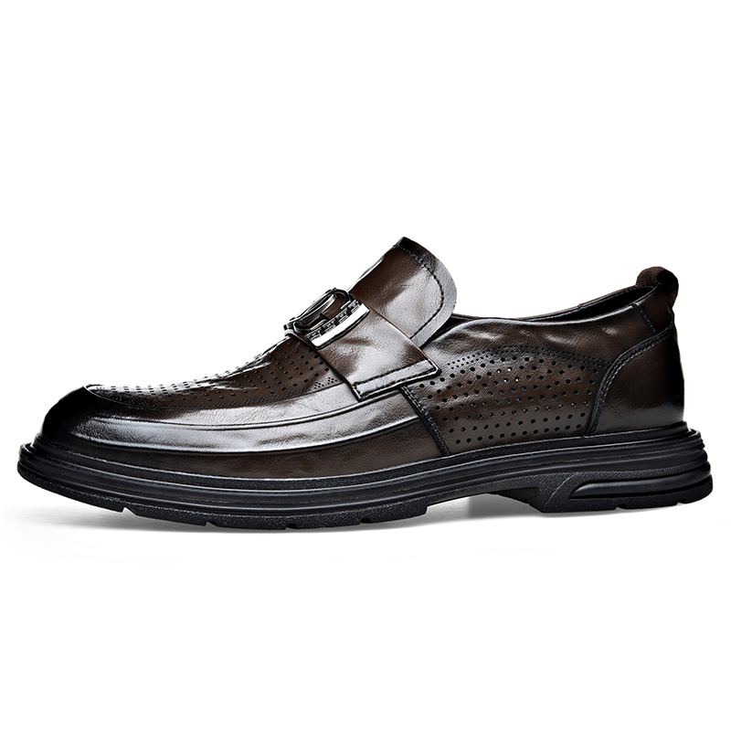 

KACHILANG Мужские повседневные туфли мужские низкие топы коричневые, цвет Brown