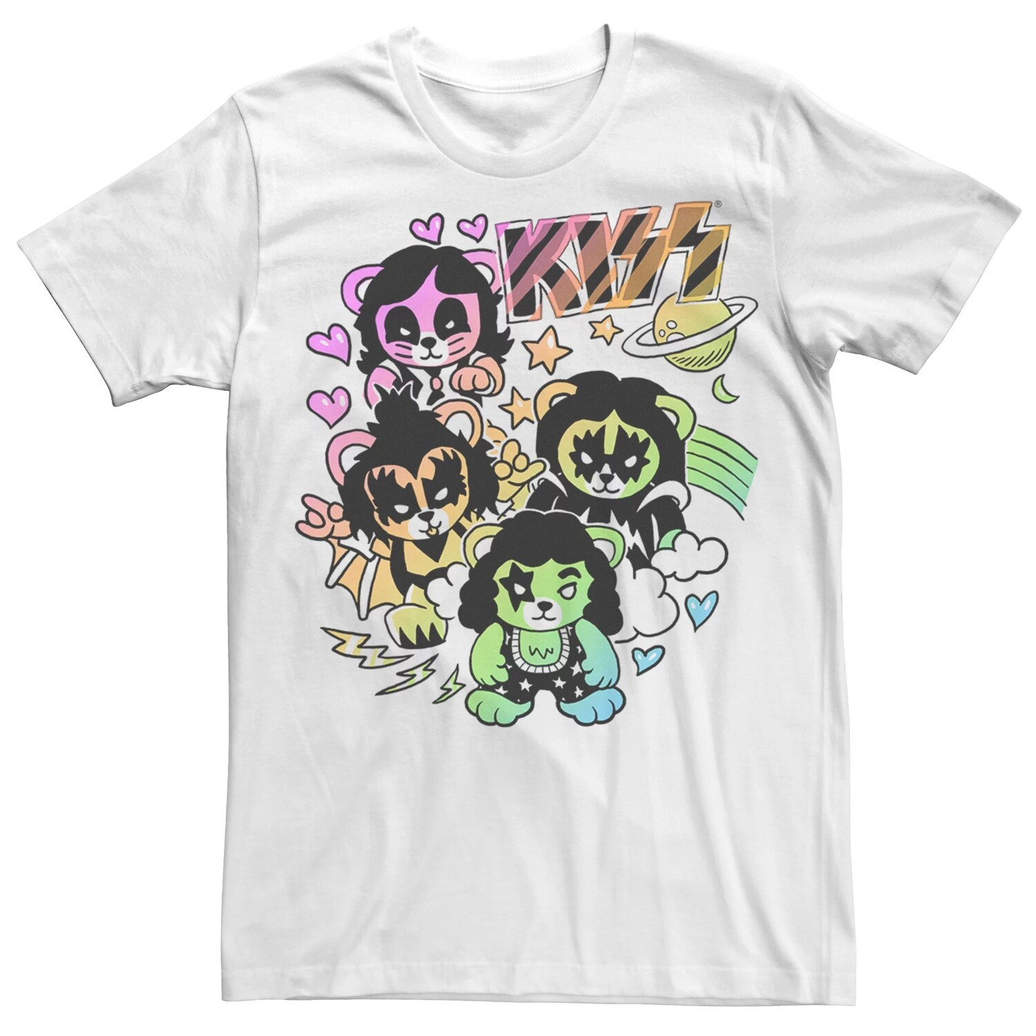 

Мужская футболка KISS Colorful Bears