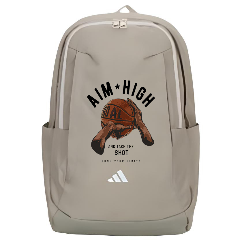 

Adidas Средний унисекс серый рюкзак из ткани, Basketball Shot