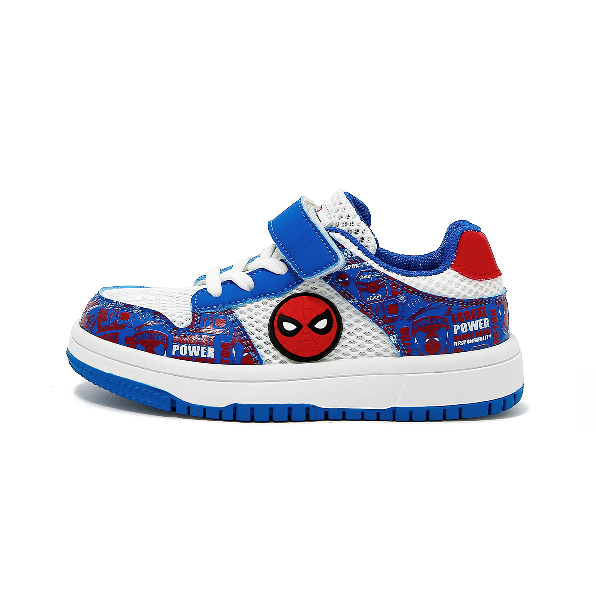 Детские скейтерские кроссовки Spider Man Disney, белый/синий — фото 2