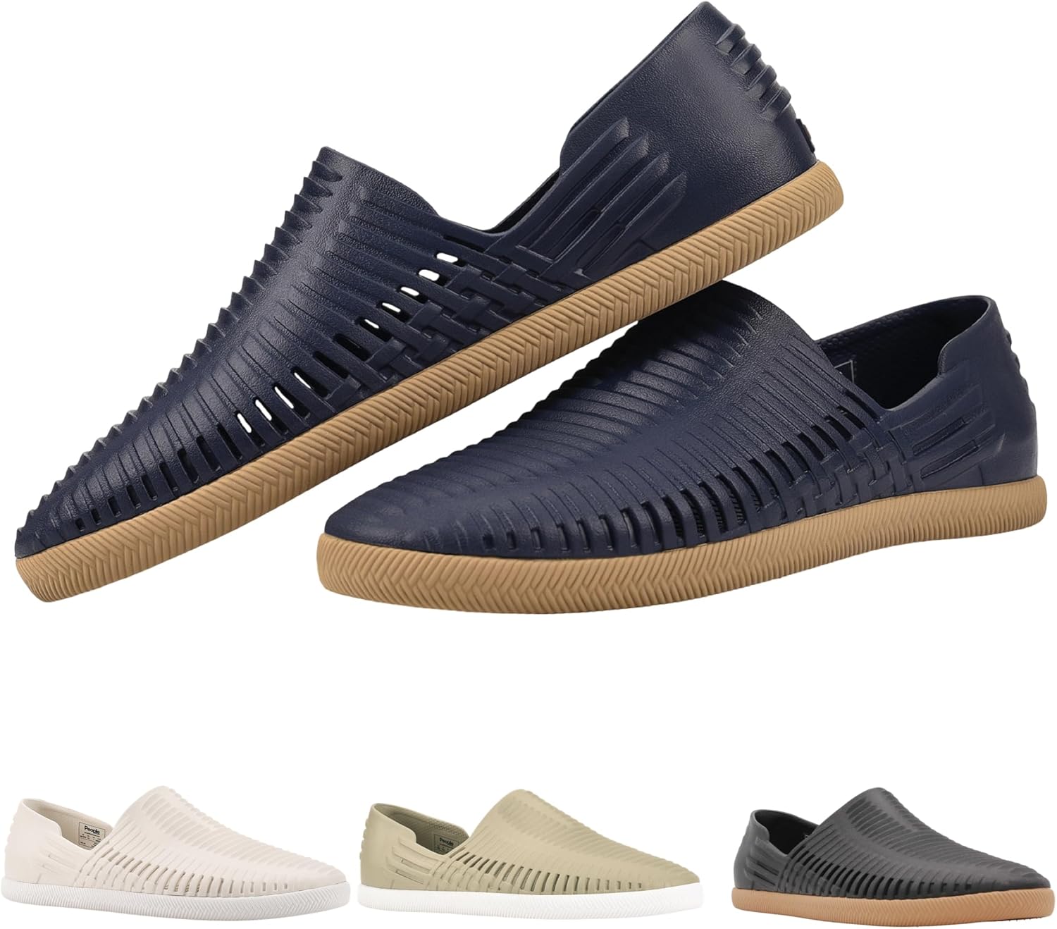 

Легкие водонепроницаемые слипоны EVA для мужчин и женщин, удобная унисекс модель, прочные, противоскользящие, для активного отдыха на открытом воздухе People Footwear, синий