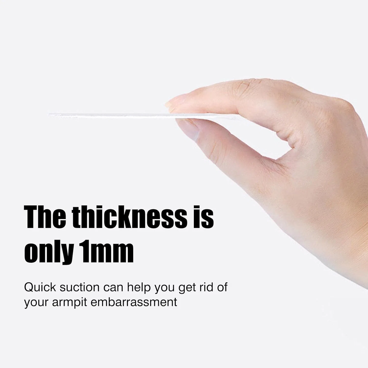 Одноразовые подмышечные прокладки, большие, без запаха, белые — фото 4