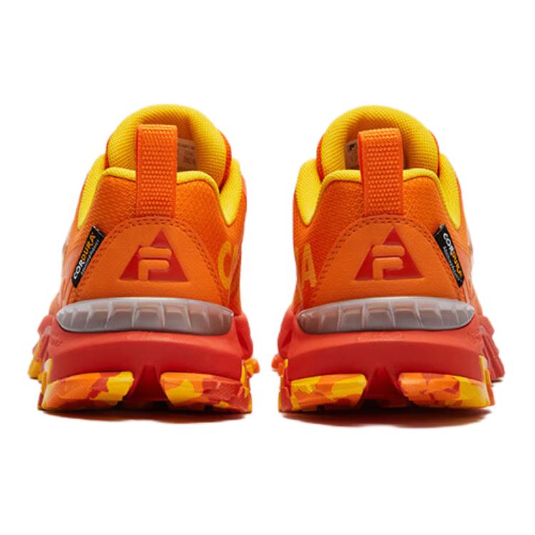 FILA KIDS Детские кроссовки с противоскользящей подошвой, цвет оранжевый тигр/черный — фото 4