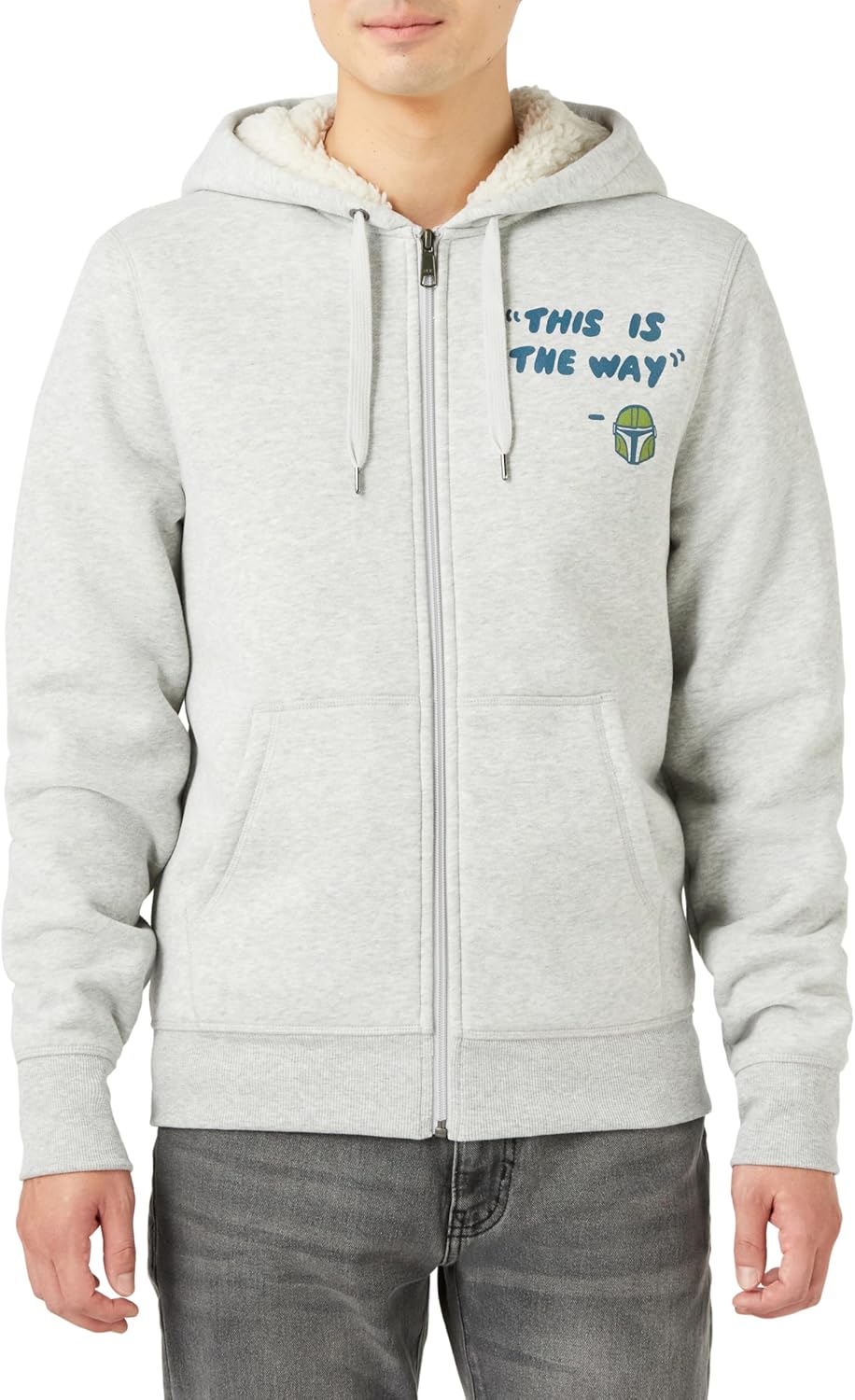 

Толстовка на молнии Amazon Essentials с подкладкой из искусственной овчины, Disney Marvel Star Wars, мужская, размер XL