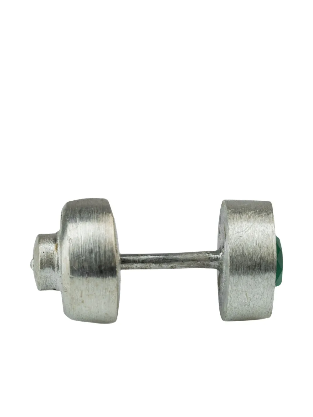 

Серьга-пусет из стерлингового серебра с изумрудом Parts Of Four