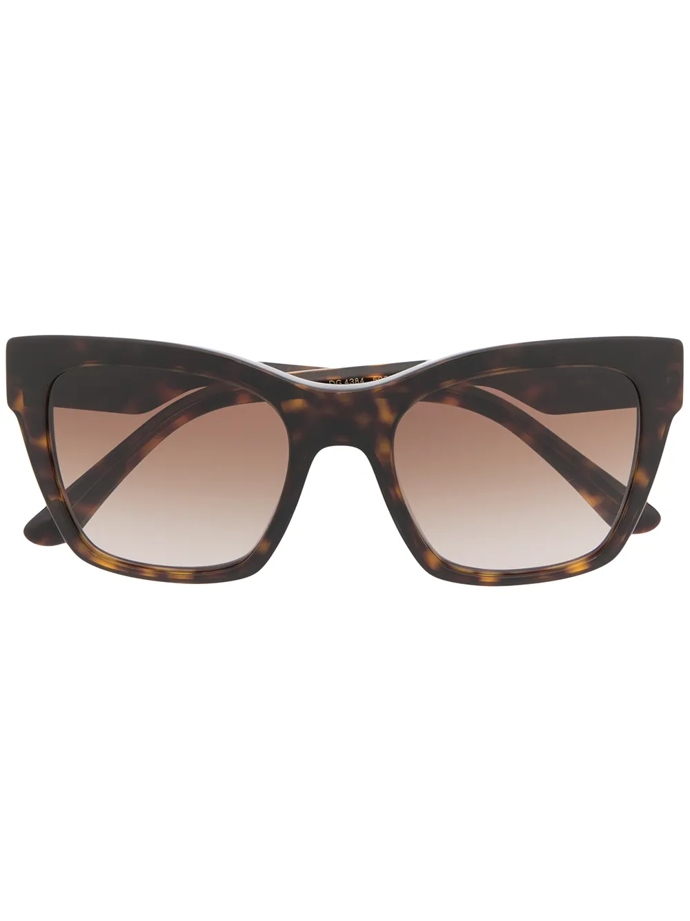 

Солнцезащитные очки в квадратной оправе Dolce & Gabbana Eyewear, коричневый