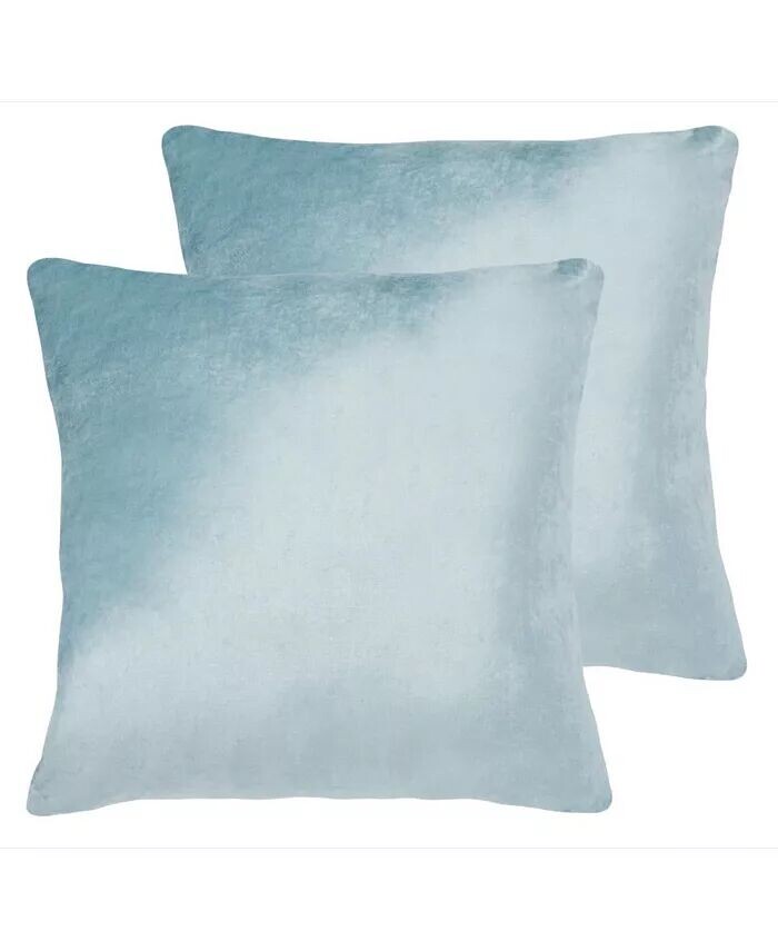 

Подушка Davina 18 x 18 дюймов (набор из 2 шт.) Safavieh, синий