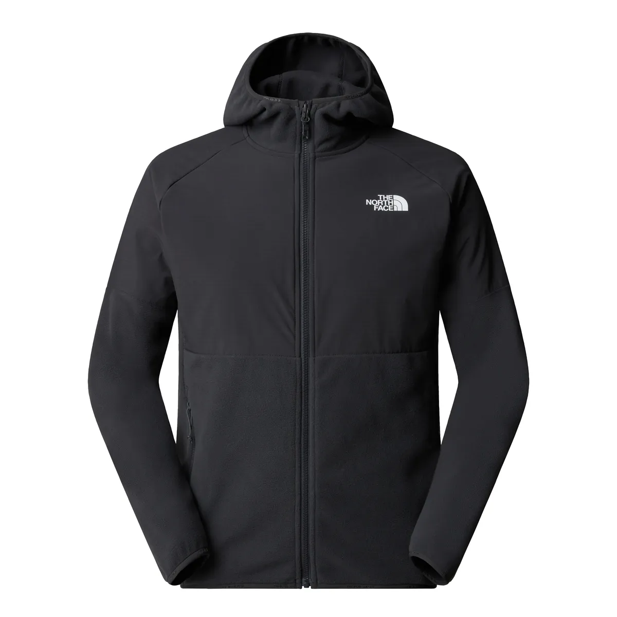 

Флисовая куртка The North Face с капюшоном, серый