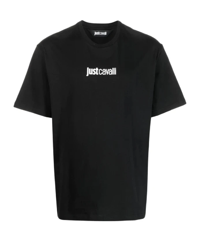 

Черная футболка с коротким рукавом Just Cavalli, черный