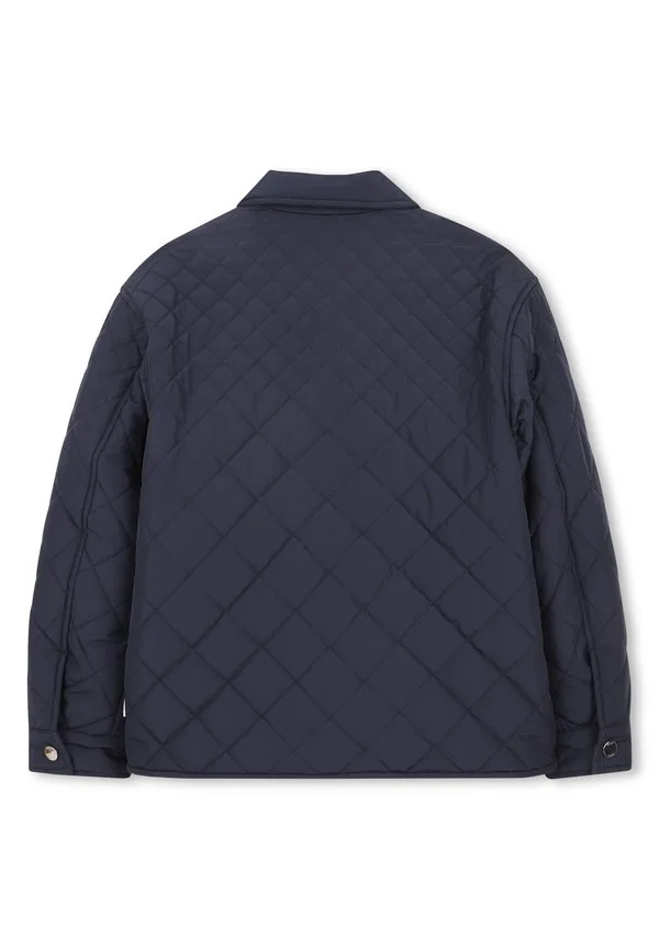 Стеганая легкая куртка Boss Kidswear, Navy — фото 3