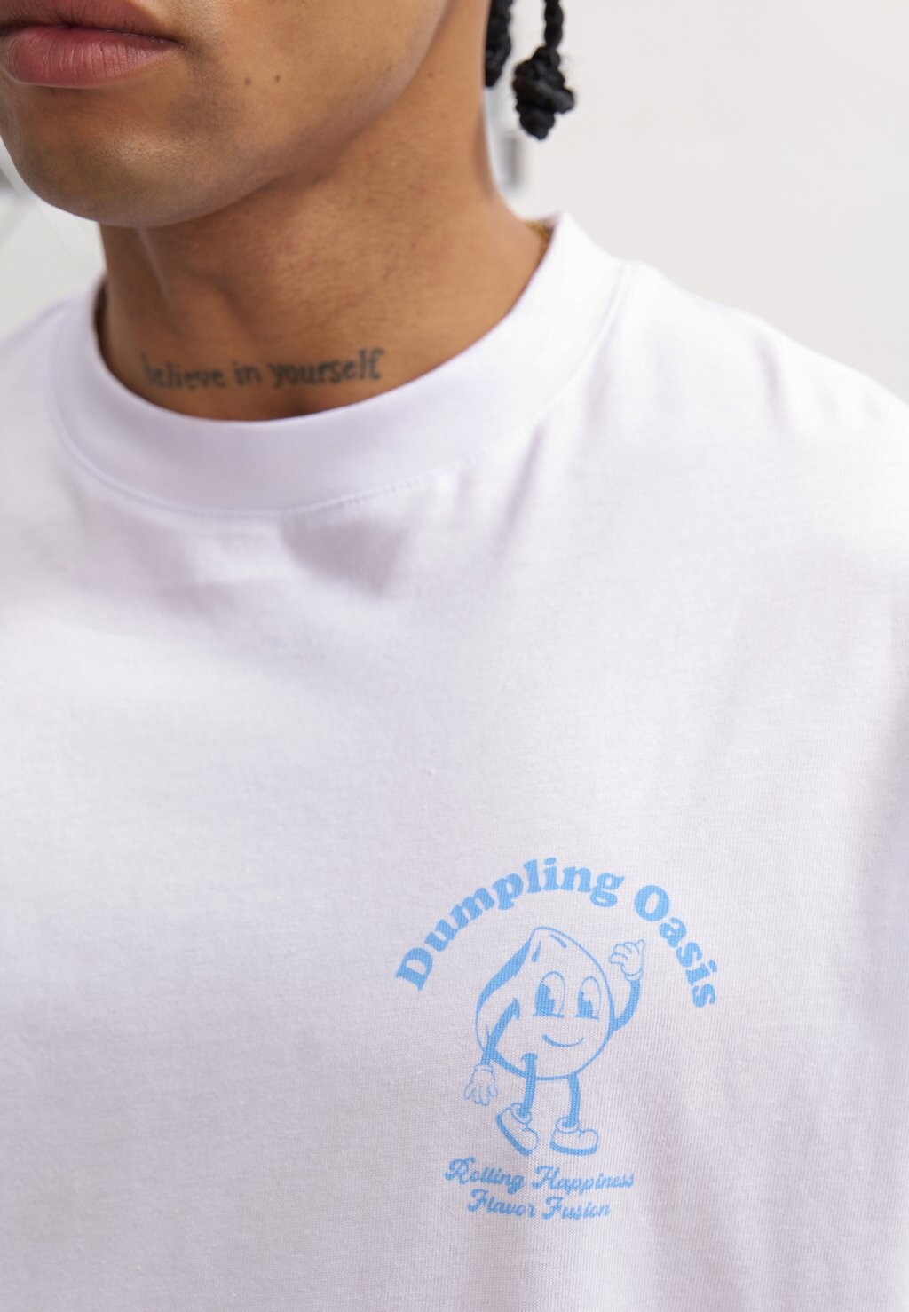 

Футболка с набивным рисунком Unisex YOURTURN, белая