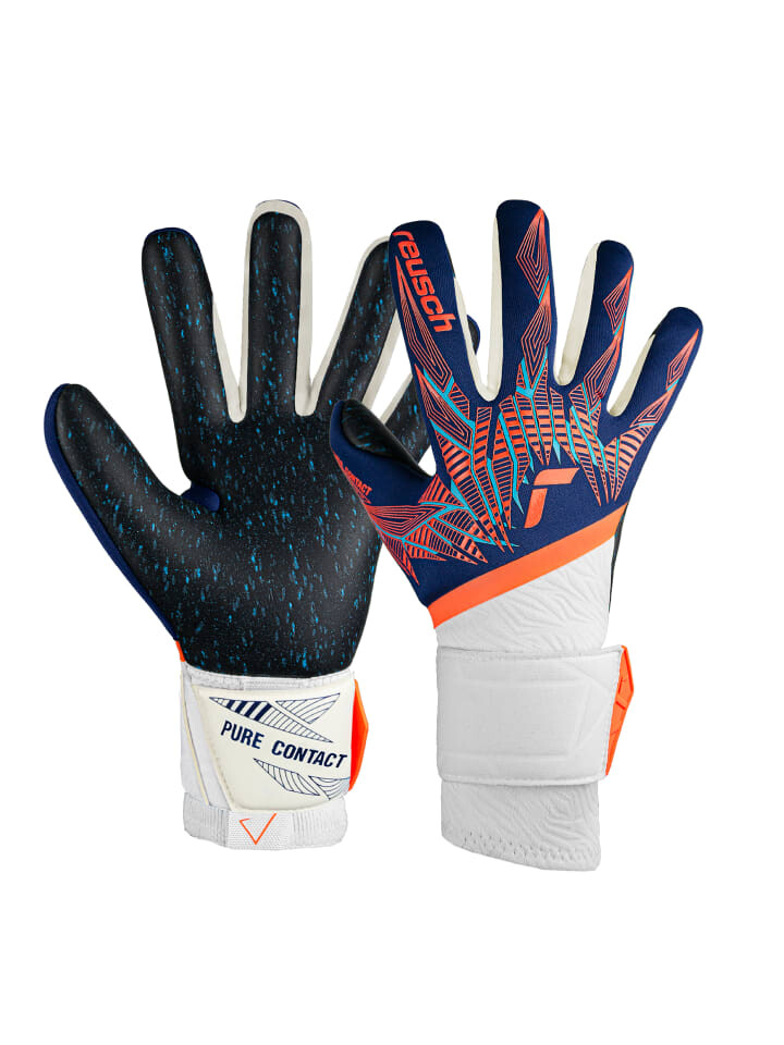 

Перчатки Reusch, цвет 4848 premi blu/electr oran/blc