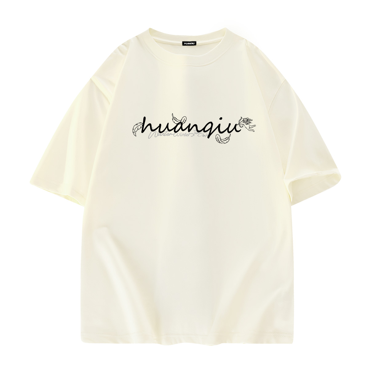 

Футболка Unisex Crew Neck Moderate Heavyweight HUANQIU, оранжевый