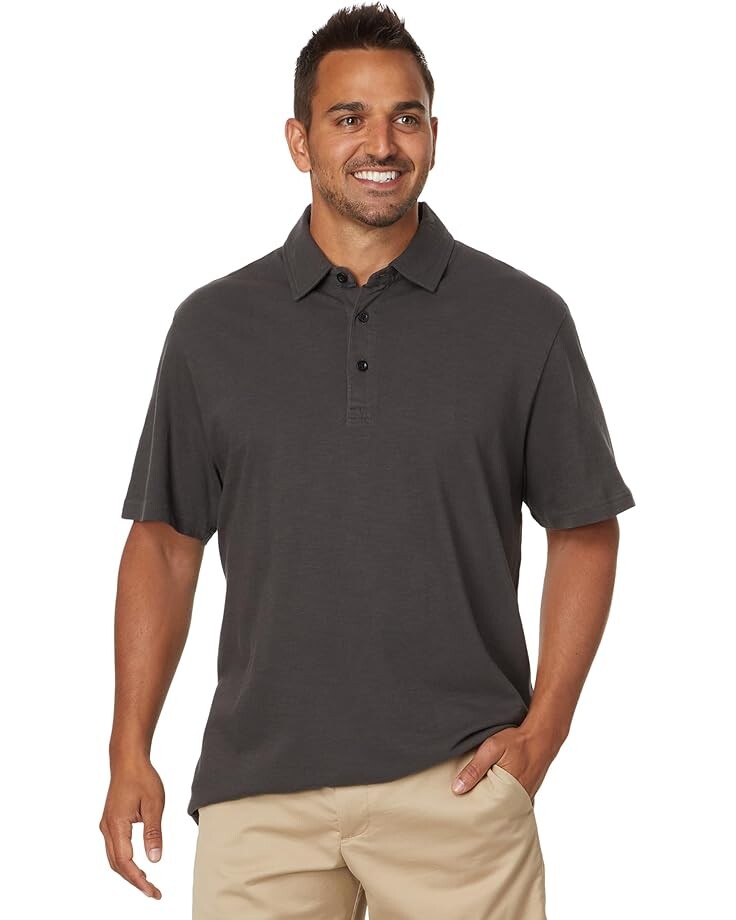 

Поло Faherty Sunwashed Tshirt Polo, цвет Washed Black