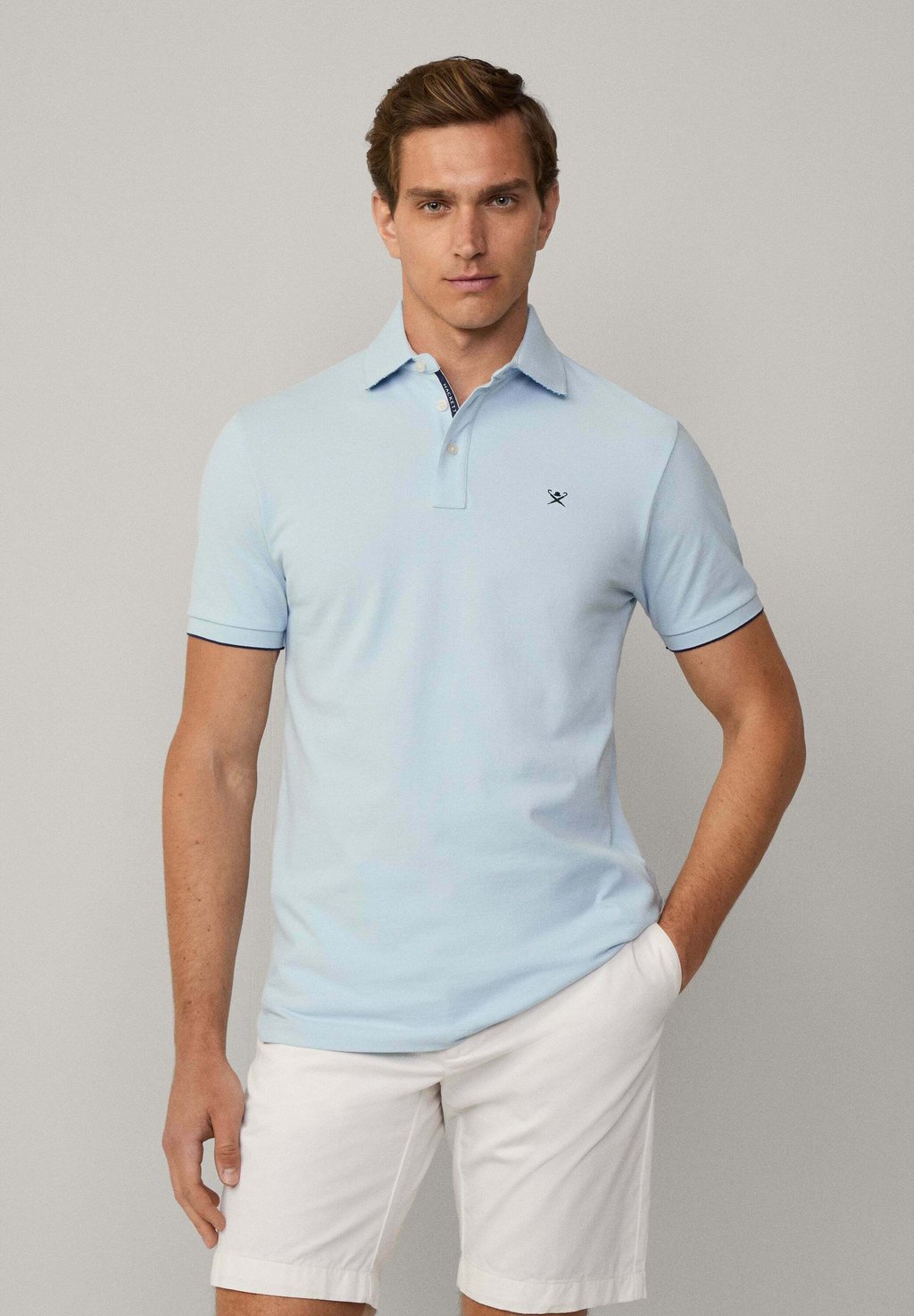 

Рубашка поло SWIM TRIM ARCH Hackett London, светло-голубой