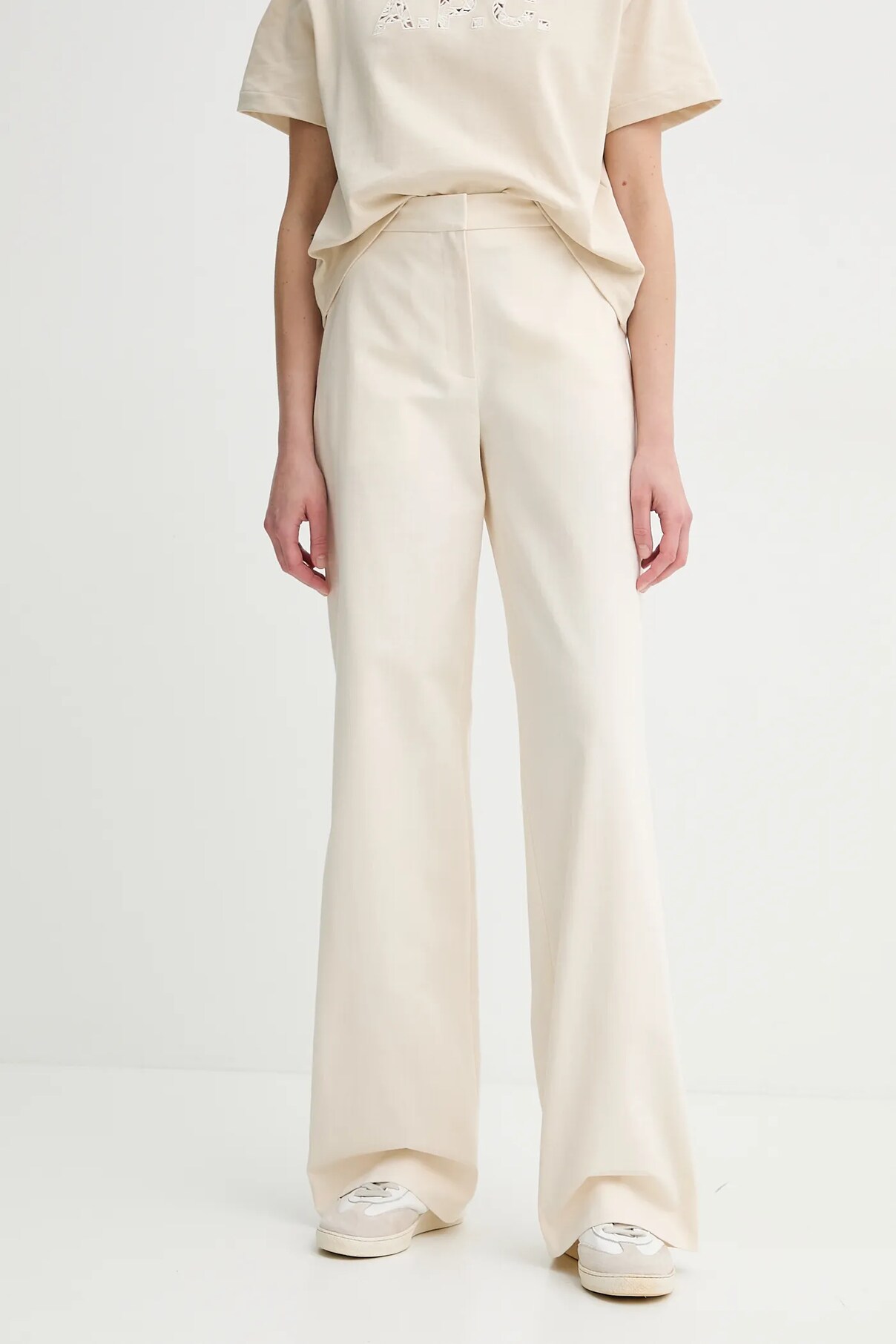

Брюки из хлопка pantalon margaret A.P.C., бежевый