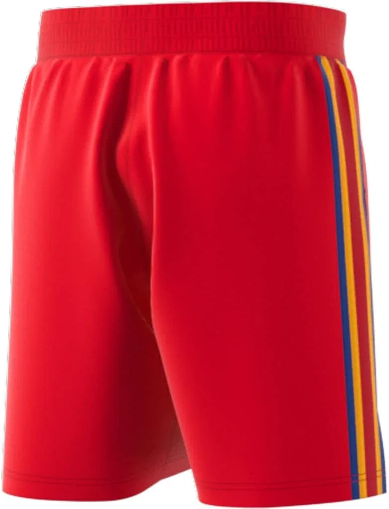 Шорты баскетбольные Adidas Men's Eric Emanuel McDonald's, красные — фото 4